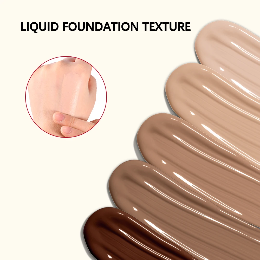 Matte Foundation Base Blur Soft Focus Matte Full Coverage Natural Fit Gesichts-Make-Up Leichter, Langanhaltender Concealer Bb-Creme Matte Foundation Base Blur Soft Focus Matte Full Coverage Natural Fit Gesichts-Make-Up Leichter, Langanhaltender Concealer Bb-Creme - Image 6