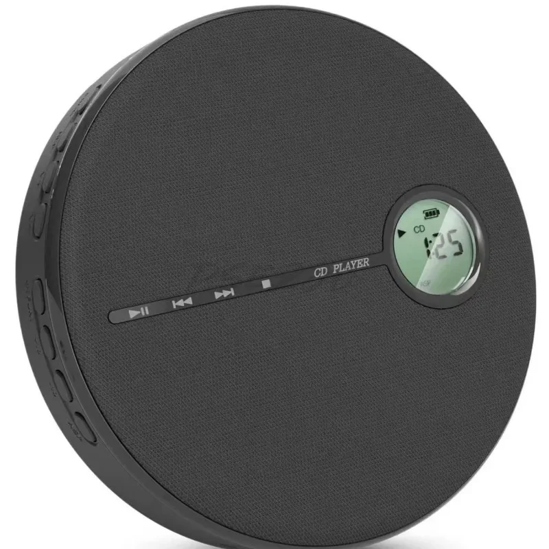 Multifunktionaler Tragbarer Bluetooth-Cd-Player Mit Lautsprecher Aus Stoff – Kompakter Musikplayer Für Zuhause &Amp; Unterwegs Multifunktionaler Tragbarer Bluetooth-Cd-Player Mit Lautsprecher Aus Stoff – Kompakter Musikplayer Für Zuhause &Amp; Unterwegs - Image 2