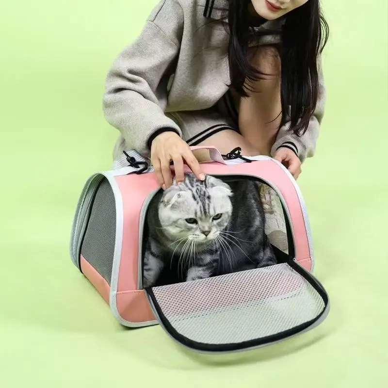 Pet Outing Portable Cat Dogs Handbag Summer Breathable Carrier Travel Puppy Kitten Single Shoulder Bag Pet Carrying Bag Supplie Pet Outing Portable Cat Dogs Handbag Summer Breathable Carrier Travel Puppy Kitten Single Shoulder Bag Pet Carrying Bag Supplie - Image 2