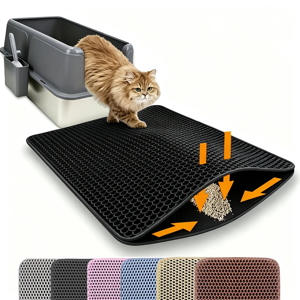 Katzenstreumatte, Doppellagig, Für Haustiere, Rutschfest, Für Große Haustiere, Filtermatte, Verschleißfest, Wasserdicht, Rutschfest, Katzenstreumatte Katzenstreumatte, Doppellagig, Für Haustiere, Rutschfest, Für Große Haustiere, Filtermatte, Verschleißfest, Wasserdicht, Rutschfest, Katzenstreumatte - Image 8