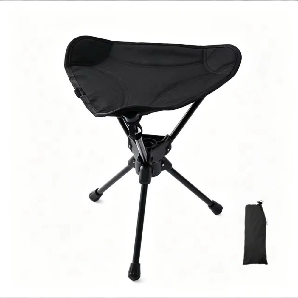 Three Legged Folding Rotating Stool Foldable Strong Load-Bearing Camping Stool Wear-Resistant Multifunctional Mazza Stool Three Legged Folding Rotating Stool Foldable Strong Load-Bearing Camping Stool Wear-Resistant Multifunctional Mazza Stool - Image 8