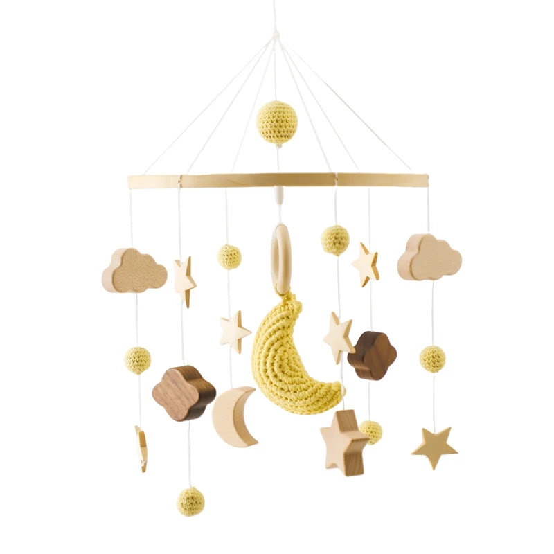 Babymobile Mit Holzrasseln, Weichen Filz-Tierfiguren, Musikbox Und Hängespielzeug Für Neugeborene – Babygeschenke Babymobile Mit Holzrasseln, Weichen Filz-Tierfiguren, Musikbox Und Hängespielzeug Für Neugeborene – Babygeschenke - Image 32