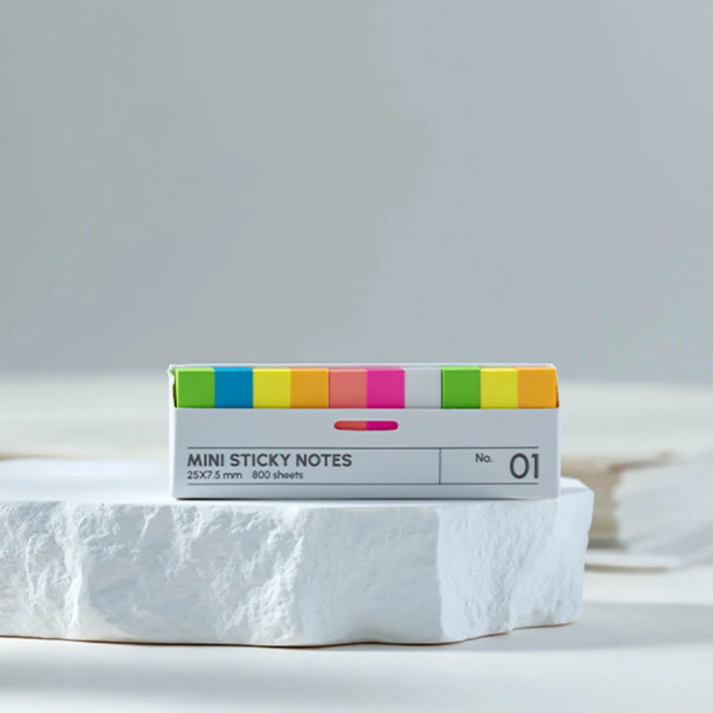800 Stück Klebende Notizzettel In Box, Index-Etiketten, Lese-Notizzettel, Index-Aufkleber, Nicht Transparente, Wasserfeste Klebende Notizzettel 800 Stück Klebende Notizzettel In Box, Index-Etiketten, Lese-Notizzettel, Index-Aufkleber, Nicht Transparente, Wasserfeste Klebende Notizzettel - Image 9