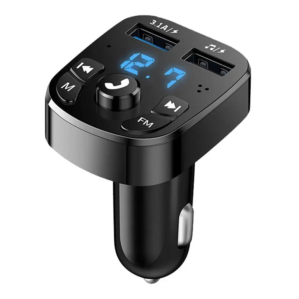 Freisprecheinrichtung Bluetooth 5.0 Mp3 Auto-Ladegerät Fm-Transmitter Kabelloser Dual-Player Bluetooth Led-Anzeige Dual-Usb-Autoladegerät Freisprecheinrichtung Bluetooth 5.0 Mp3 Auto-Ladegerät Fm-Transmitter Kabelloser Dual-Player Bluetooth Led-Anzeige Dual-Usb-Autoladegerät - Image 9