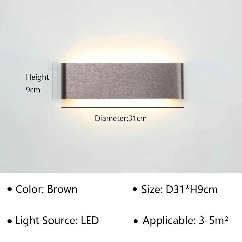 Moderne Led-Wandleuchte Für Nachttisch, Wohnzimmer, Treppen, Gang, Badezimmer, Heimdekoration, Wandleuchte, Innenbeleuchtung, Glanz Moderne Led-Wandleuchte Für Nachttisch, Wohnzimmer, Treppen, Gang, Badezimmer, Heimdekoration, Wandleuchte, Innenbeleuchtung, Glanz - Image 23