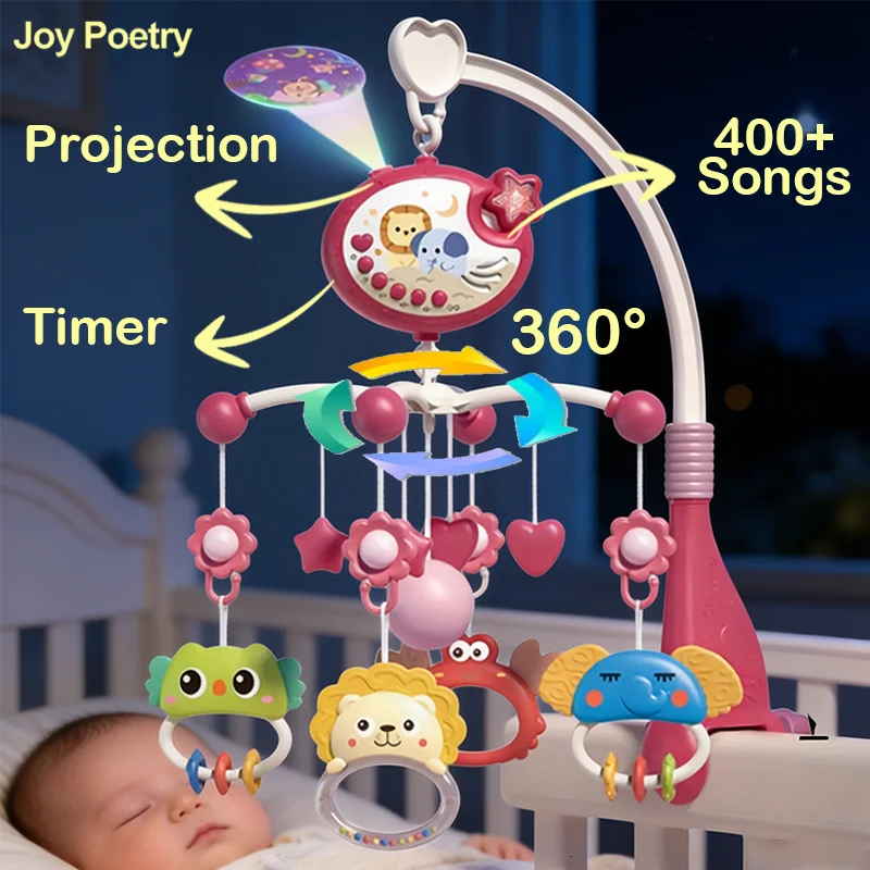360 ° Musikalisches Baby-Mobile Mit Rotierendem Nachtlicht, Projektion, Bettglocke, Vier Geschwindigkeiten, Timer, Hängendes Spielzeug Für Säuglinge Und Neugeborene, Bettseitiges Geschenk 360 ° Musikalisches Baby-Mobile Mit Rotierendem Nachtlicht, Projektion, Bettglocke, Vier Geschwindigkeiten, Timer, Hängendes Spielzeug Für Säuglinge Und Neugeborene, Bettseitiges Geschenk
