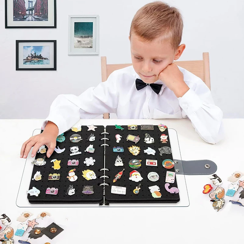 Filz Pin-Sammelalbum – Diy Display-Buch Für Abzeichen, Broschen, Charms Und Souvenirs Filz Pin-Sammelalbum – Diy Display-Buch Für Abzeichen, Broschen, Charms Und Souvenirs - Image 4