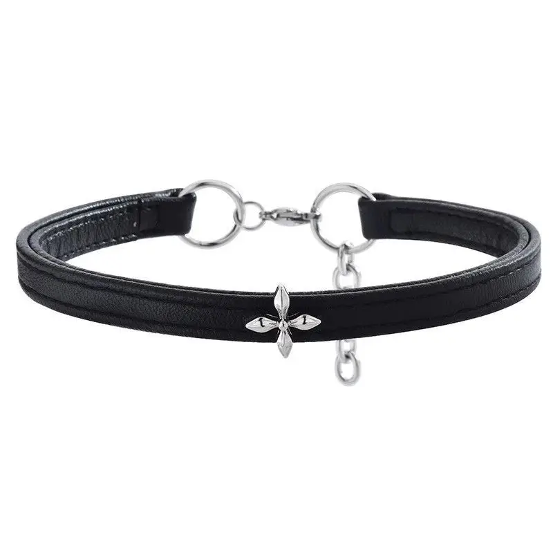 Neue Vintage Gothic Schwarz Halskette Für Frauen Mode Punk Leder Halsband Dunkle Kragen Kette Trendy Schmuck Coole Y2K Zubehör Neue Vintage Gothic Schwarz Halskette Für Frauen Mode Punk Leder Halsband Dunkle Kragen Kette Trendy Schmuck Coole Y2K Zubehör - Image 8
