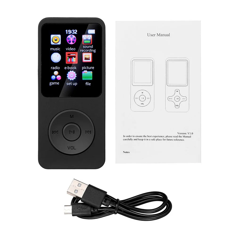 Tragbarer Mp3-Player Mit Integriertem Lautsprecher – Bluetooth 5.0, Mp4-Wiedergabe, Fm-Radio, E-Book- Und Aufnahmefunktion Tragbarer Mp3-Player Mit Integriertem Lautsprecher – Bluetooth 5.0, Mp4-Wiedergabe, Fm-Radio, E-Book- Und Aufnahmefunktion - Image 6