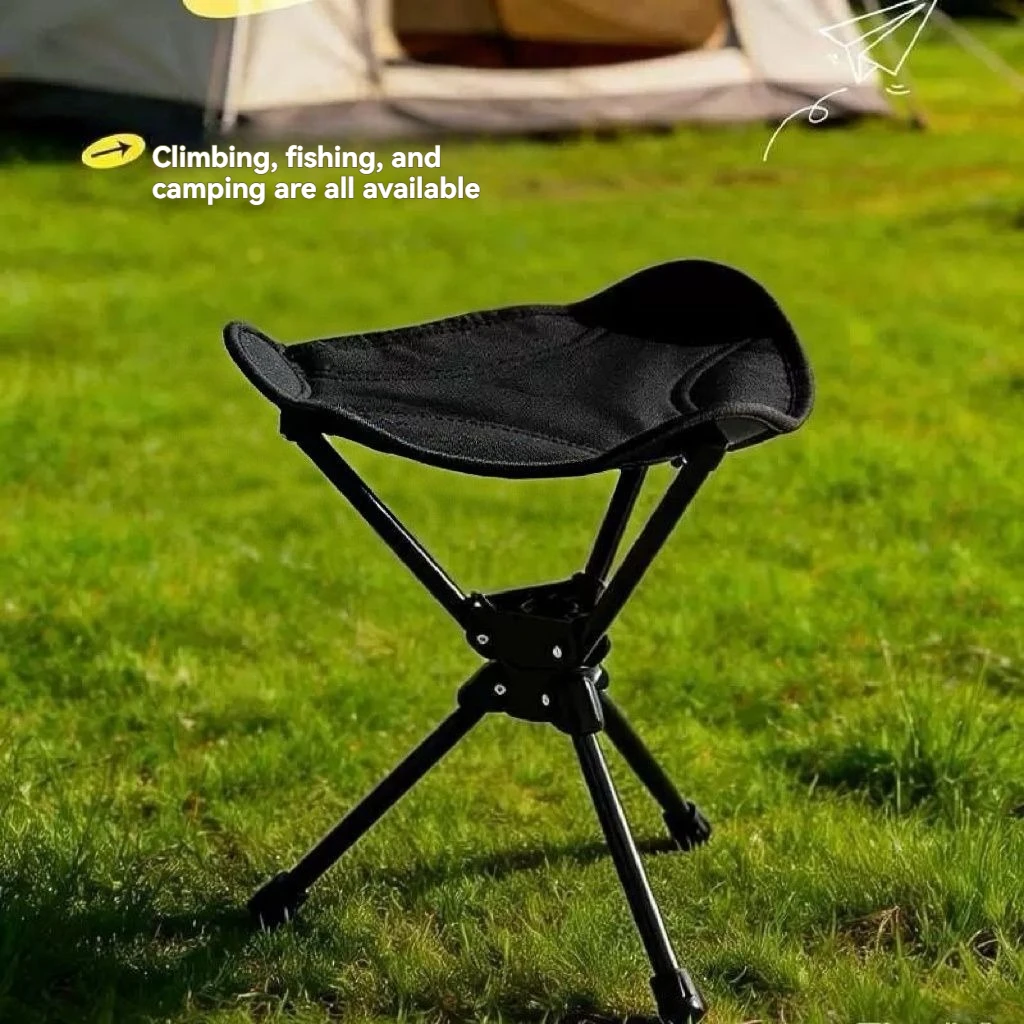 New Popular Outdoor Stool Folding Portable Triangular Stool Rotating Mazza Courtyard Subway Sketching Train Mazza Adjustable New Popular Outdoor Stool Folding Portable Triangular Stool Rotating Mazza Courtyard Subway Sketching Train Mazza Adjustable - Image 5