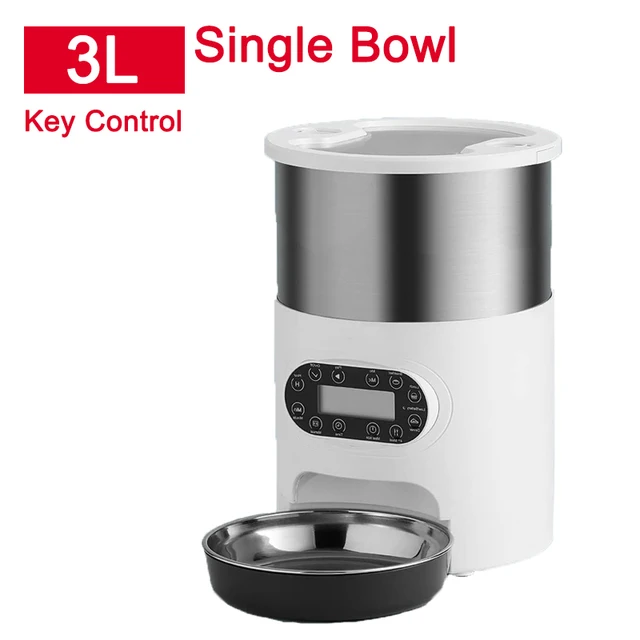 Cat Timing Feeder Smart App Cat Feeder Stainless Steel Double Meal Pet Food Remote Feeding Automatic Dispenser Suitable Cats Dog Cat Timing Feeder Smart App Cat Feeder Stainless Steel Double Meal Pet Food Remote Feeding Automatic Dispenser Suitable Cats Dog - Image 13