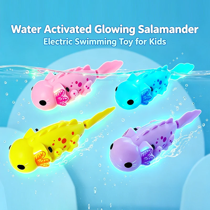 1/4 Stück Outdoor Lichtempfindlicher Schwimmender Fisch Elektrisches Haustier Roboterfisch Badewannen-Interaktives Spielzeug Kann Schwimmen Buntes Haustier Salamander 1/4 Stück Outdoor Lichtempfindlicher Schwimmender Fisch Elektrisches Haustier Roboterfisch Badewannen-Interaktives Spielzeug Kann Schwimmen Buntes Haustier Salamander - Image 2