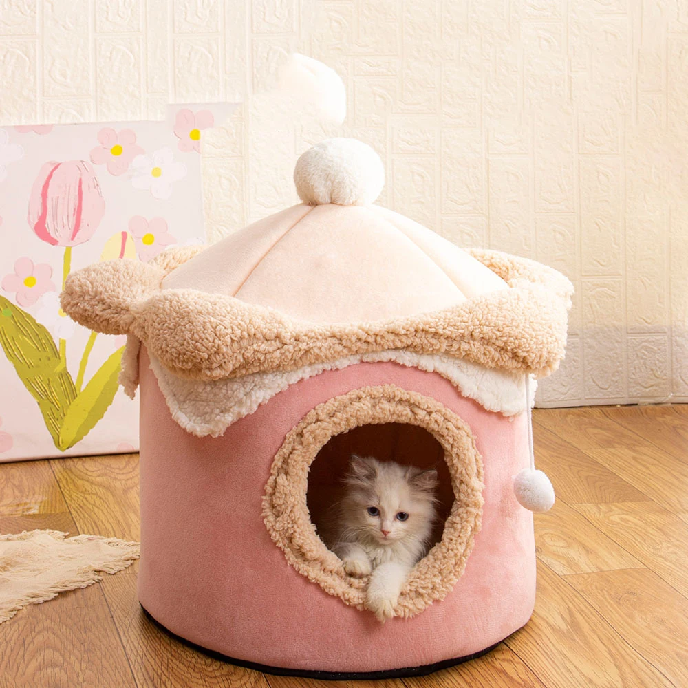 Haustier-Zelt-Höhlenbett Für Katzen, Kleine Hunde, Selbstwärmendes Eis, Katzenzeltbett, Katzenhütte, Bequemes Haustier-Schlafbett Haustier-Zelt-Höhlenbett Für Katzen, Kleine Hunde, Selbstwärmendes Eis, Katzenzeltbett, Katzenhütte, Bequemes Haustier-Schlafbett