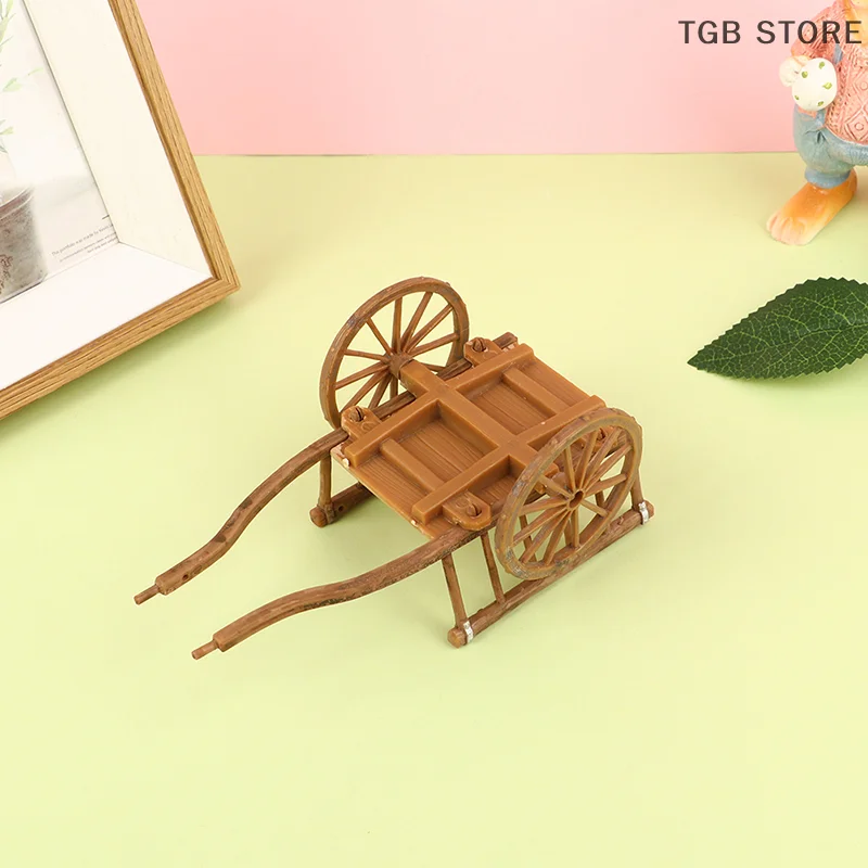 Dollhouse Miniature Simulation Assembled Cart Model Diy Accessories Garden Furniture Toys Dollhouse Miniature Simulation Assembled Cart Model Diy Accessories Garden Furniture Toys - Image 5