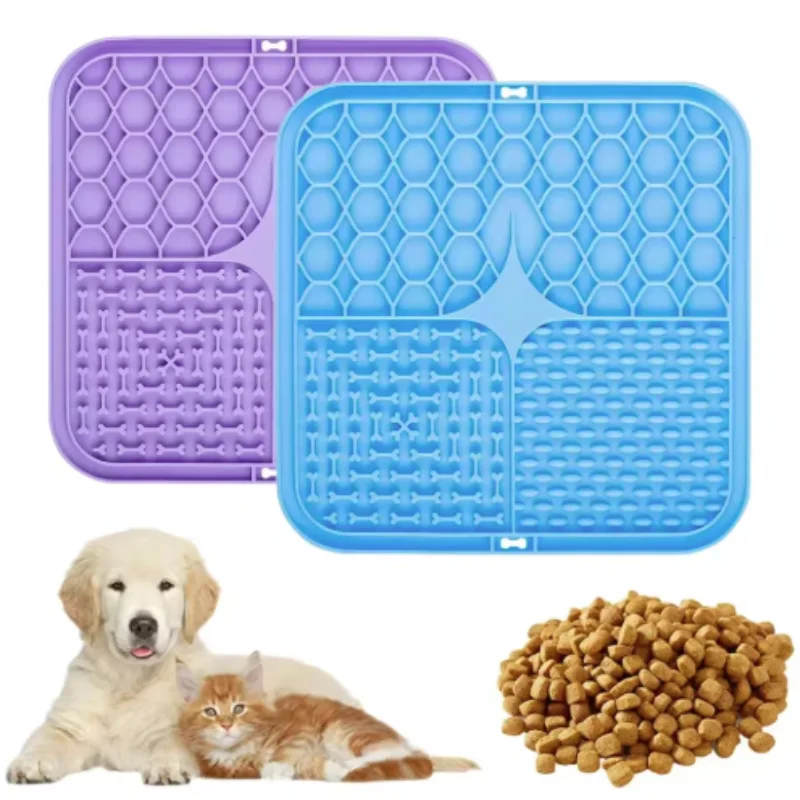 Pet Lick Silikon Matte Hunde Haustier Slow Food Platte Für Hund Baden Ablenkung Silikon Hund Sauger Futter Training Hund Feeder Liefert Pet Lick Silikon Matte Hunde Haustier Slow Food Platte Für Hund Baden Ablenkung Silikon Hund Sauger Futter Training Hund Feeder Liefert