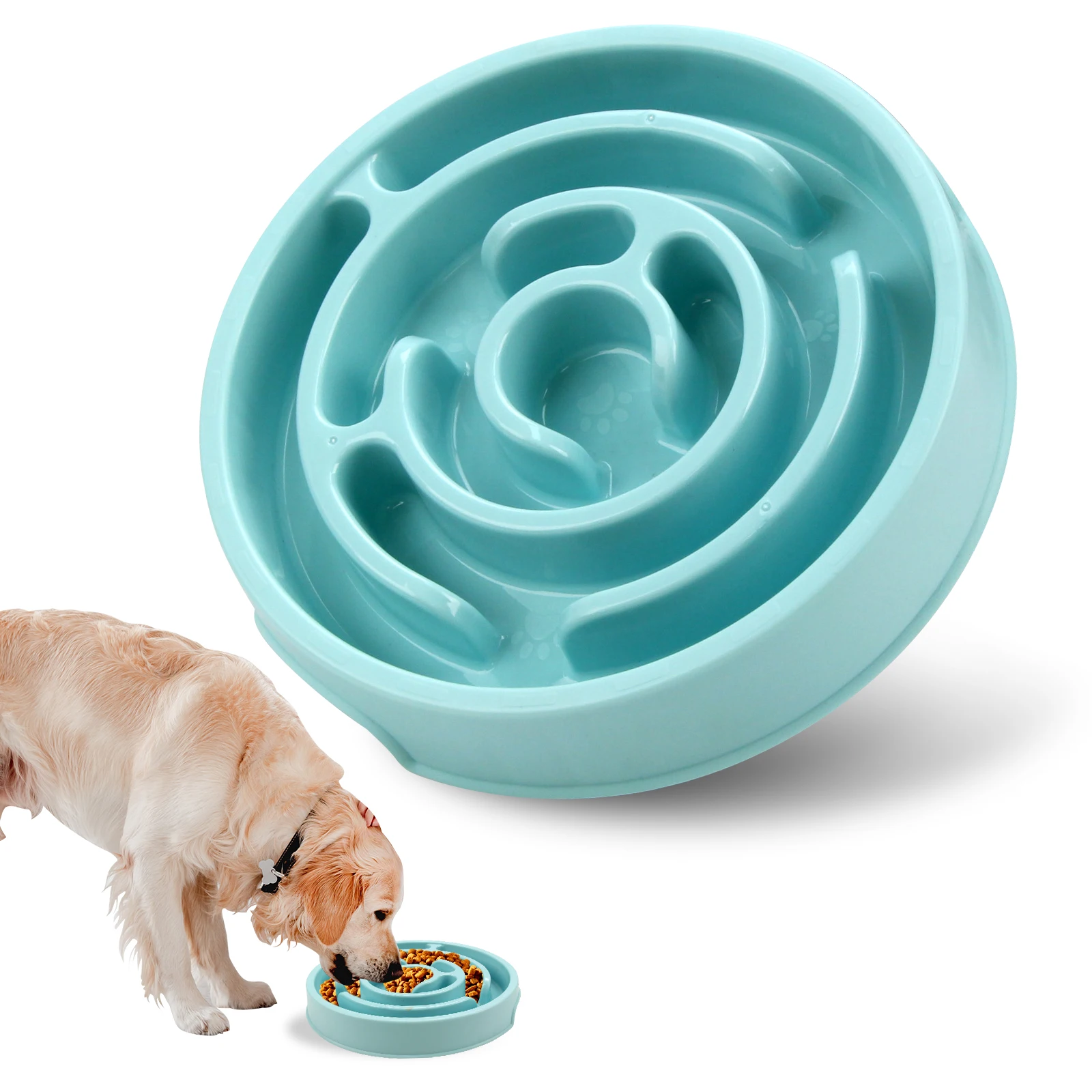 Slow Feeder-Schüssel Für Hunde, Lustig, Rutschfest, Schleppend, Langsames Essen, Futternäpfe, Umweltfreundlicher Hundenapf Für Große, Mittelgroße Und Kleine Hunde, Welpen Slow Feeder-Schüssel Für Hunde, Lustig, Rutschfest, Schleppend, Langsames Essen, Futternäpfe, Umweltfreundlicher Hundenapf Für Große, Mittelgroße Und Kleine Hunde, Welpen - Image 9