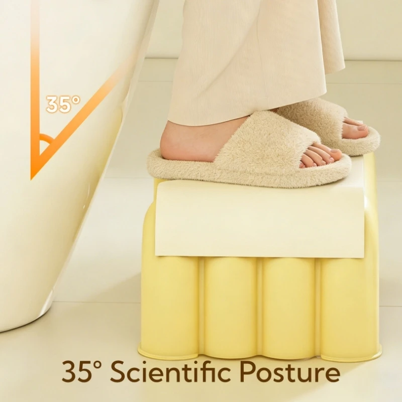 Anti Slip Toilet Stool Squat Adult Bathroom Footstool 16.5Cm Heavy Duty Squatting Step Foot Potty Mat For Pooping Rest Posture Anti Slip Toilet Stool Squat Adult Bathroom Footstool 16.5Cm Heavy Duty Squatting Step Foot Potty Mat For Pooping Rest Posture - Image 4