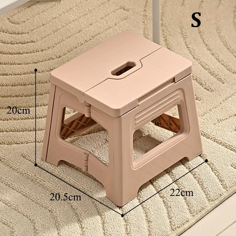 Folding Step Stool Lightweight Plastic Step Stool Foldable Step Stools Non Slip Folding Stools For Kitchen Bathroom Bedroom Folding Step Stool Lightweight Plastic Step Stool Foldable Step Stools Non Slip Folding Stools For Kitchen Bathroom Bedroom - Image 9