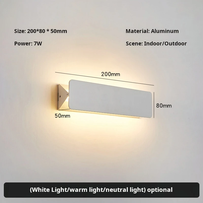 Indoor Led Wand Lampe Einstellbare Winkel Aluminium Legierung Wand Licht Hause Wohnzimmer Schlafzimmer Eitelkeit Spiegel Nachttisch Lichter Indoor Led Wand Lampe Einstellbare Winkel Aluminium Legierung Wand Licht Hause Wohnzimmer Schlafzimmer Eitelkeit Spiegel Nachttisch Lichter - Image 7
