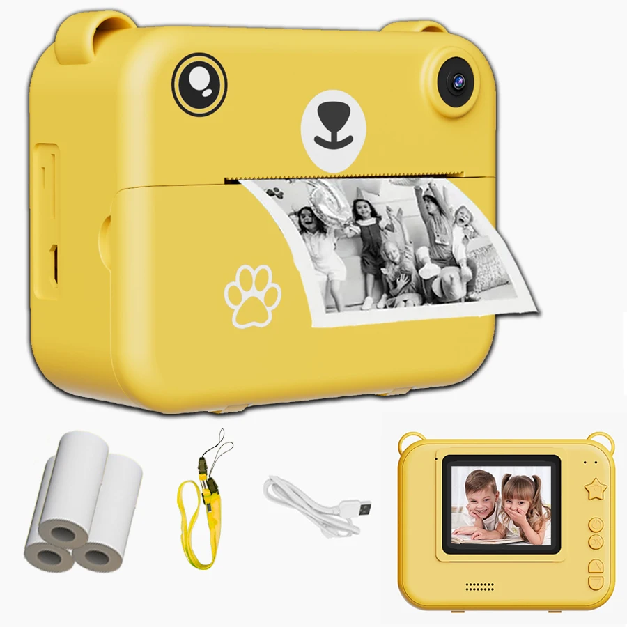 Digital Children Camera Photography Instant Print Photo 1080P Hd Video Recorder Mini Thermal Printer Educational Birthday Gifts Digital Children Camera Photography Instant Print Photo 1080P Hd Video Recorder Mini Thermal Printer Educational Birthday Gifts - Image 7