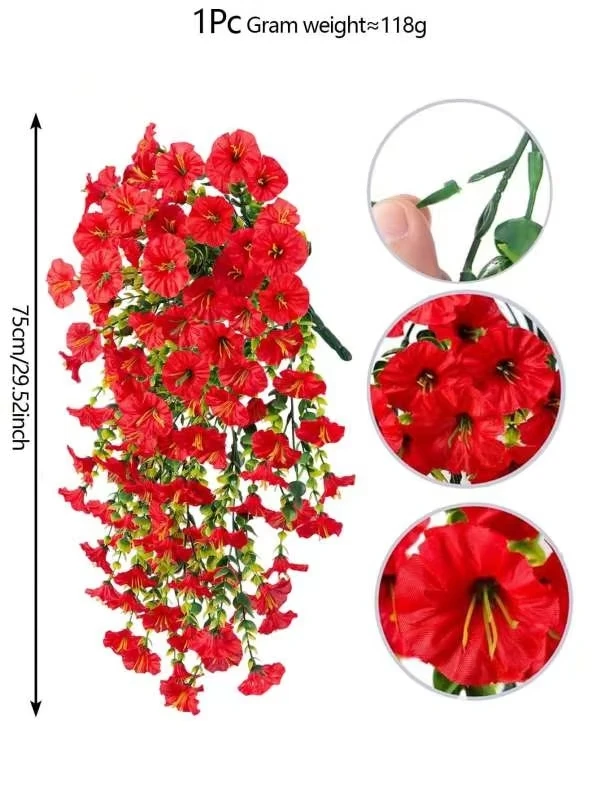 Künstliche Blumenranke „Morgenblüte“ Für Hochzeitskränze, Heimdekoration, Valentinstagsdeko, Garten, Hängebogen, Diy-Geschenk, Günstig Künstliche Blumenranke „Morgenblüte“ Für Hochzeitskränze, Heimdekoration, Valentinstagsdeko, Garten, Hängebogen, Diy-Geschenk, Günstig - Image 8