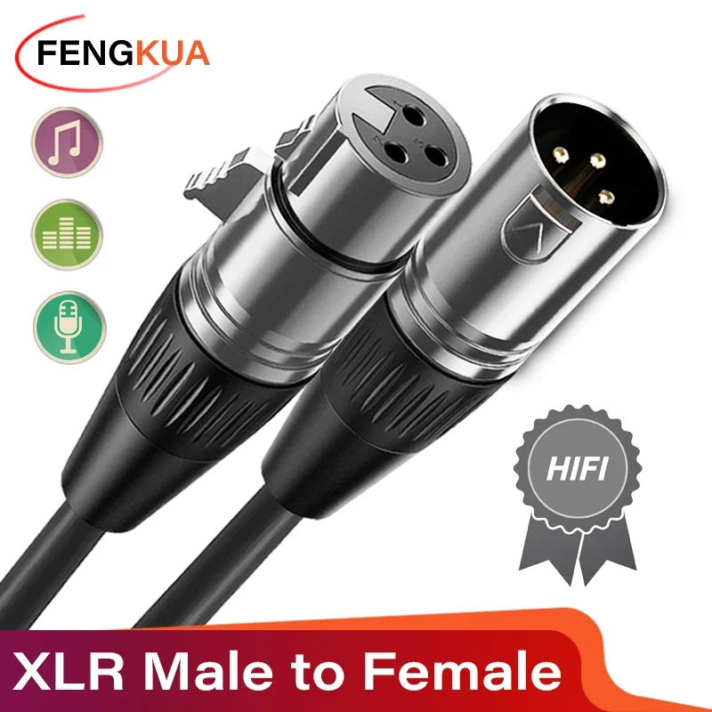 3-Pin Xlr-Kabel Stecker Auf Buchse – Symmetrisches Audiokabel Für Mikrofon, Mischpult, Verstärker &Amp; Lautsprecher 3-Pin Xlr-Kabel Stecker Auf Buchse – Symmetrisches Audiokabel Für Mikrofon, Mischpult, Verstärker &Amp; Lautsprecher - Image 8