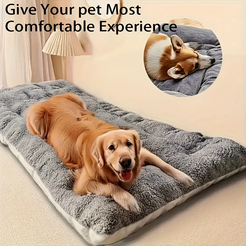 Großes, Ultra-Weiches Polyester-Haustierbett Für Hunde Und Katzen, Sofa-Kissen, Haustiermatte Für Zuhause Großes, Ultra-Weiches Polyester-Haustierbett Für Hunde Und Katzen, Sofa-Kissen, Haustiermatte Für Zuhause