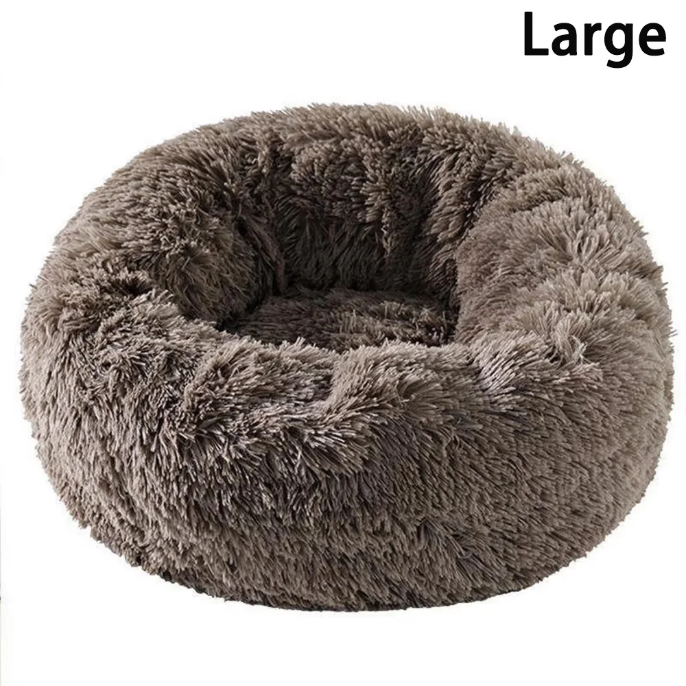 Soft Pet Cat Bed Pad Plush Warm Faux Fur Dog Calm Bed Donut Round Bed Comfortable Sleeping Washable For Small Medium Dog And Cat Soft Pet Cat Bed Pad Plush Warm Faux Fur Dog Calm Bed Donut Round Bed Comfortable Sleeping Washable For Small Medium Dog And Cat - Image 8