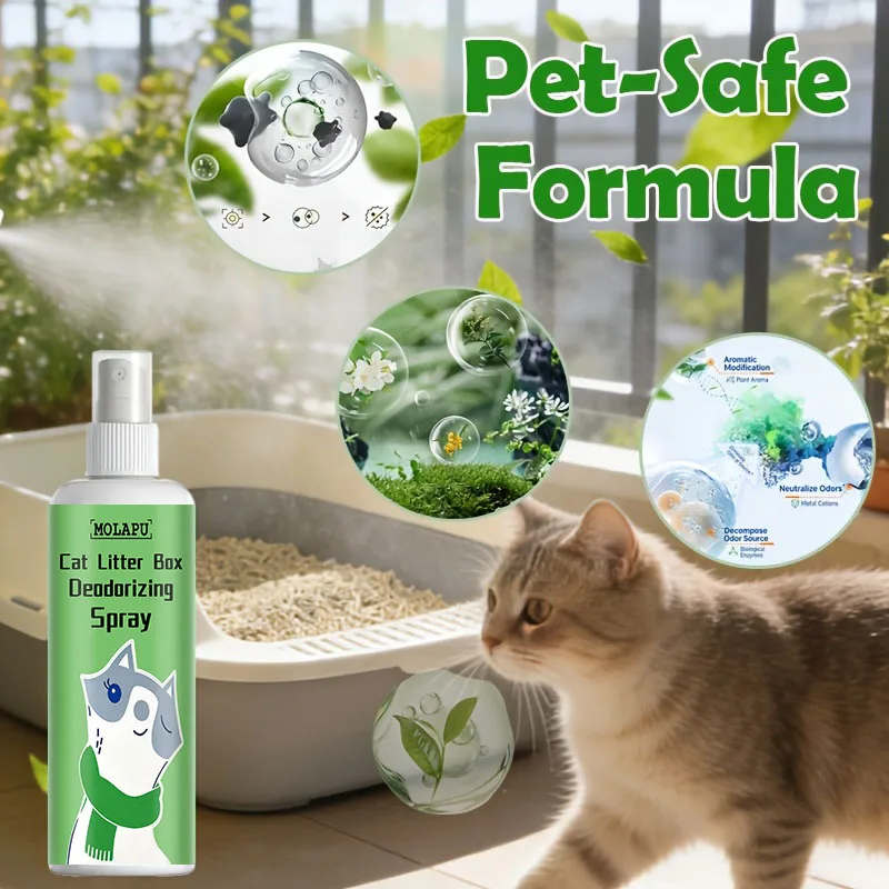 Katzenstreu Deodorant Spray Zur Geruchsneutralisierung Für Zuhause Katzenstreu Deodorant Spray Zur Geruchsneutralisierung Für Zuhause - Image 4