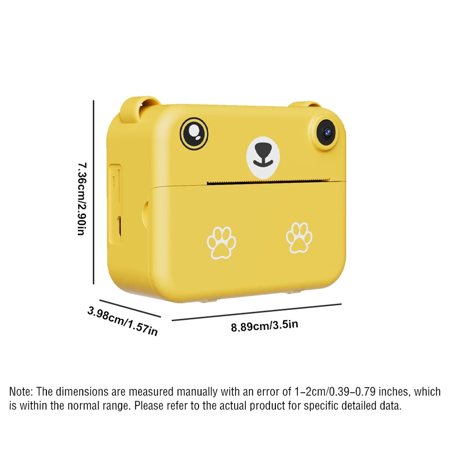 Digital Children Camera Photography Instant Print Photo 1080P Hd Video Recorder Mini Thermal Printer Educational Birthday Gifts Digital Children Camera Photography Instant Print Photo 1080P Hd Video Recorder Mini Thermal Printer Educational Birthday Gifts - Image 2