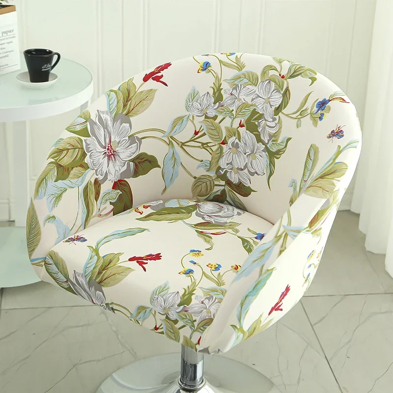 Semi-Circular Chair Cover Elastic Dining Chairs Slipcovers Accent Curved Chairs Dustproof Covers Armchair Seat Case Home Decor Semi-Circular Chair Cover Elastic Dining Chairs Slipcovers Accent Curved Chairs Dustproof Covers Armchair Seat Case Home Decor - Image 16