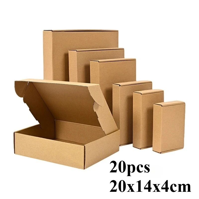 20/10Pcs Wellpappe Box Mailer, Braun Karton Versand Box Wellpappe Mailer Versand Box Kraft Papier Verpackung Box 20/10Pcs Wellpappe Box Mailer, Braun Karton Versand Box Wellpappe Mailer Versand Box Kraft Papier Verpackung Box - Image 11