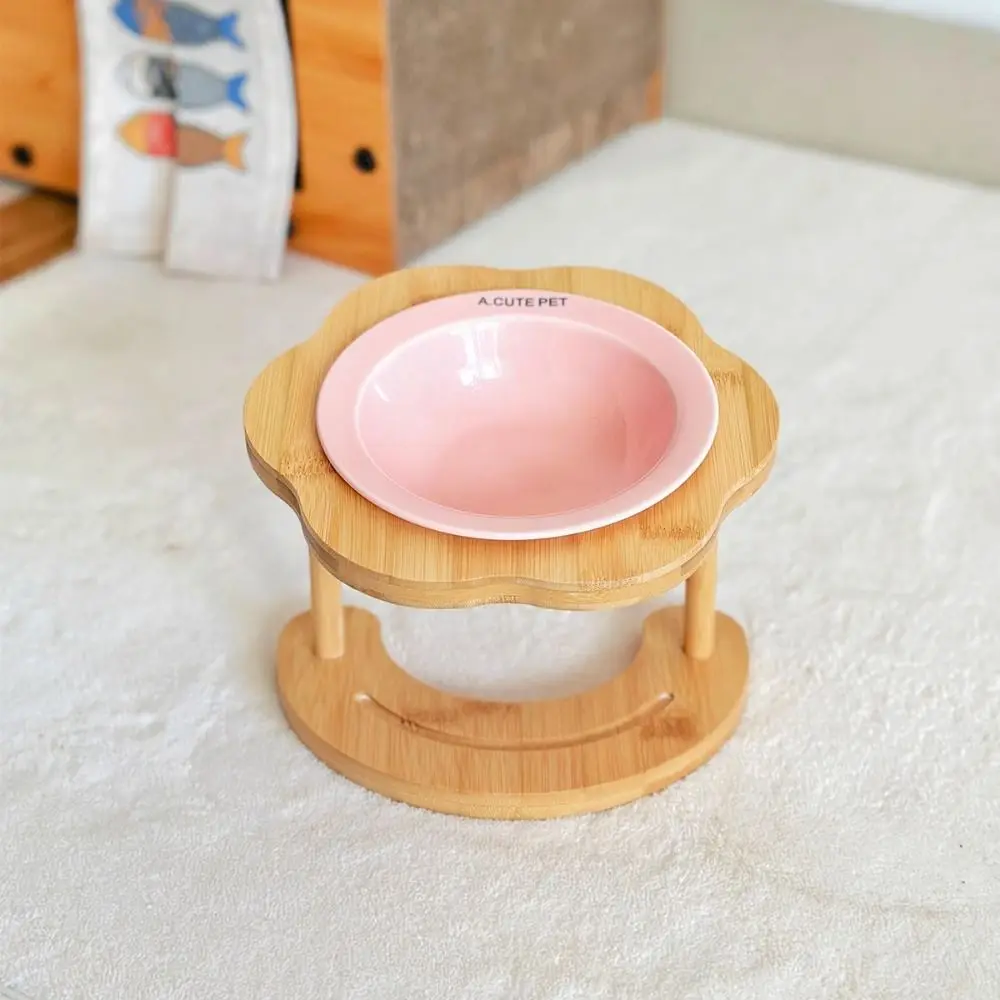 Pet Supplies Ceramic Cat Bowl Wooden Cute Dog Food Feeding Basin Detachable Non-Slip Pet High Foot Bowl Water Container Pet Supplies Ceramic Cat Bowl Wooden Cute Dog Food Feeding Basin Detachable Non-Slip Pet High Foot Bowl Water Container - Image 13
