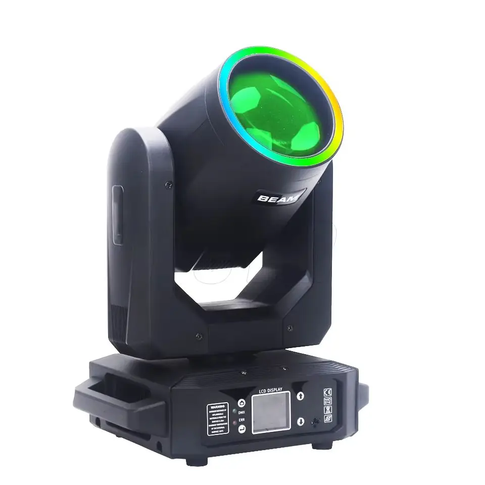 4Er-Set Led 200W Moving Head Mit Gobo, Prisma &Amp; Rgb-Ring 4Er-Set Led 200W Moving Head Mit Gobo, Prisma &Amp; Rgb-Ring - Image 3