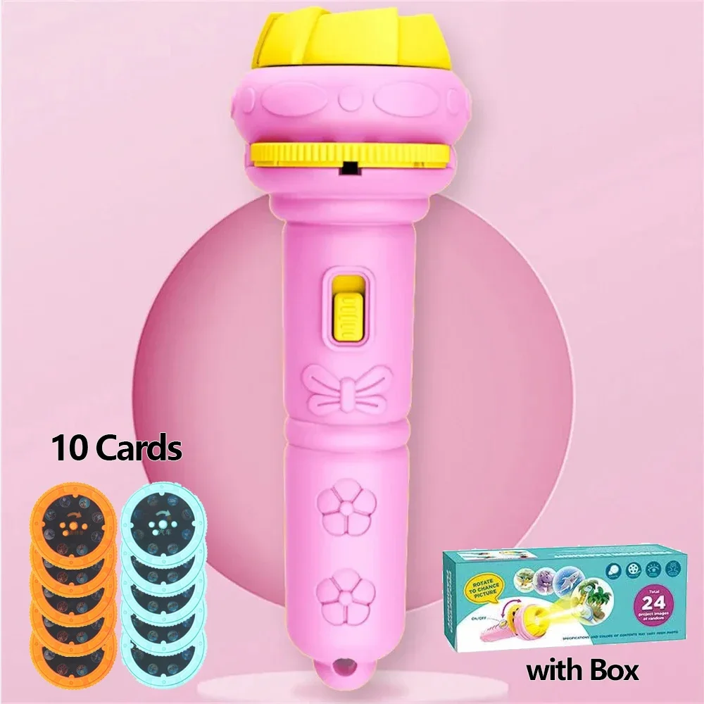 10 Cards Cartoon Projection Flashlight 80 Patterns Creative Children Flashlight Toy Projector Baby Toys Bedtime Story Book Toy 10 Cards Cartoon Projection Flashlight 80 Patterns Creative Children Flashlight Toy Projector Baby Toys Bedtime Story Book Toy - Image 10