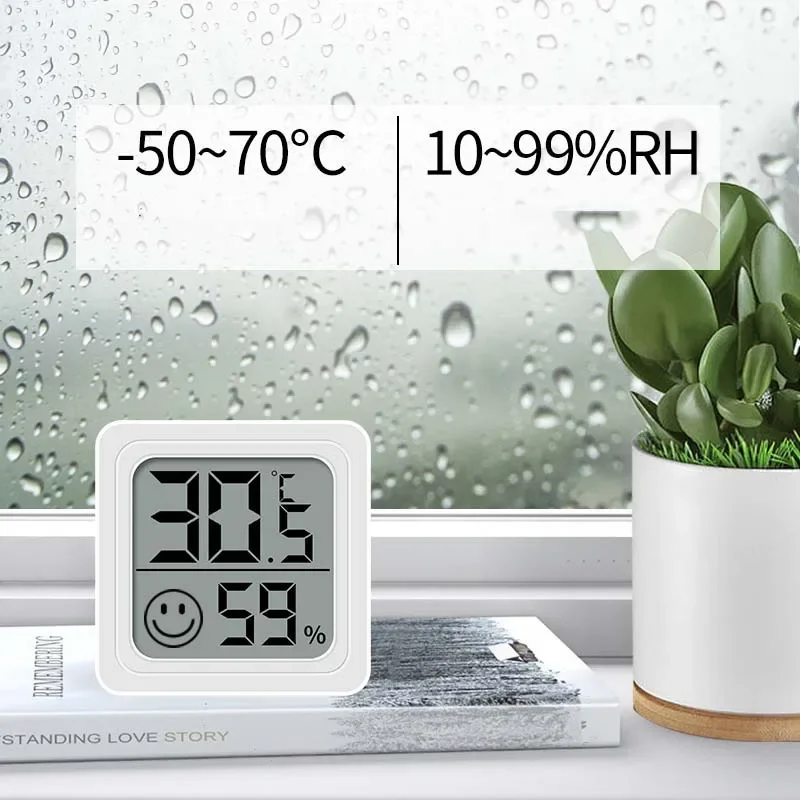 4 Stücke Digital Thermometer Hygrometer Indoor Mini Temperatur Lcd Elektronische Monitor Hygrometer Outdoor Zimmer Baby 4 Stücke Digital Thermometer Hygrometer Indoor Mini Temperatur Lcd Elektronische Monitor Hygrometer Outdoor Zimmer Baby - Image 2