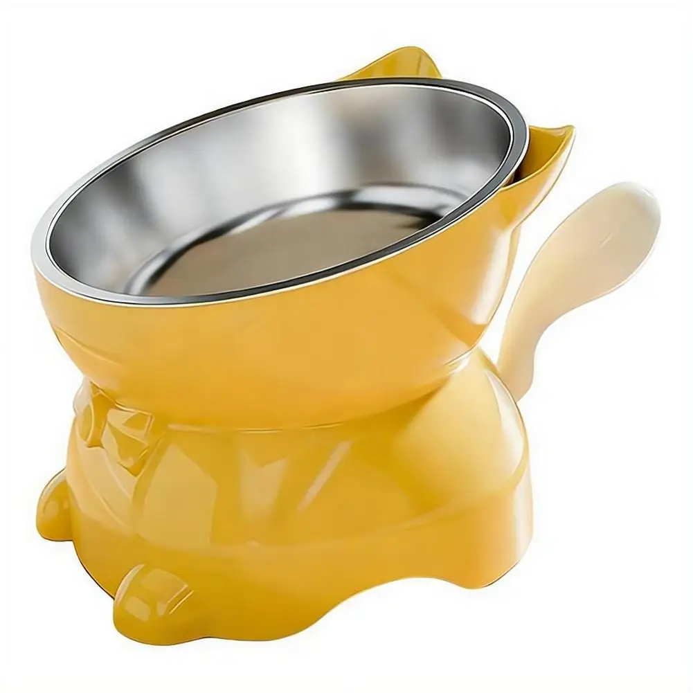 Stainless Steel Cat Bowl Anti-Spill Slanted Cat Food Food Water Dish For Cats Kitten Stainless Steel Cat Bowl Stainless Steel Cat Bowl Anti-Spill Slanted Cat Food Food Water Dish For Cats Kitten Stainless Steel Cat Bowl - Image 13