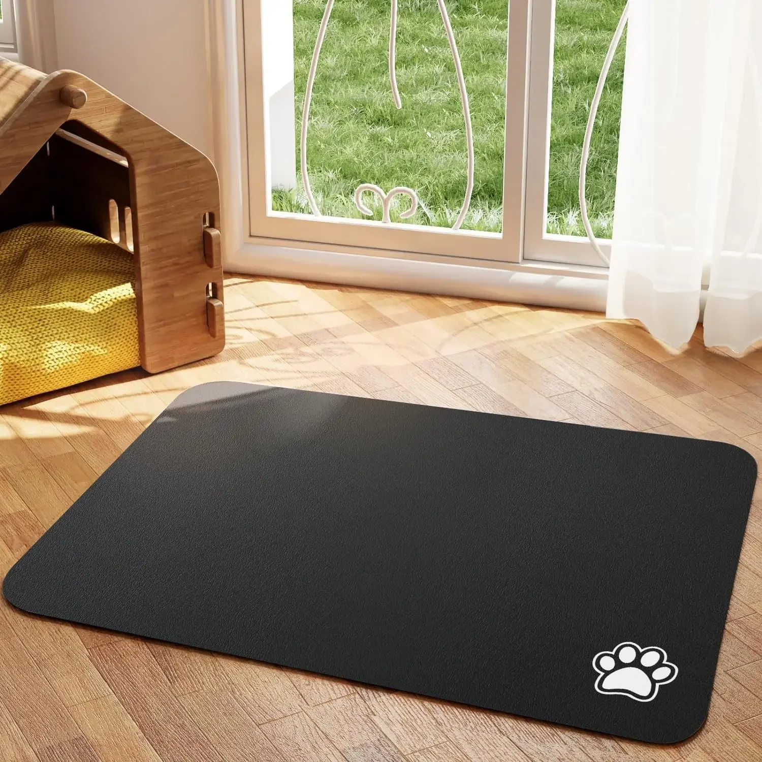 Pet Feeding Mat Absorbent Dog Cat Mat For Food And Water Easy To Clean Pet Placemats Quick Dry Dog Mat For Messy Drinkers Pet Feeding Mat Absorbent Dog Cat Mat For Food And Water Easy To Clean Pet Placemats Quick Dry Dog Mat For Messy Drinkers - Image 7