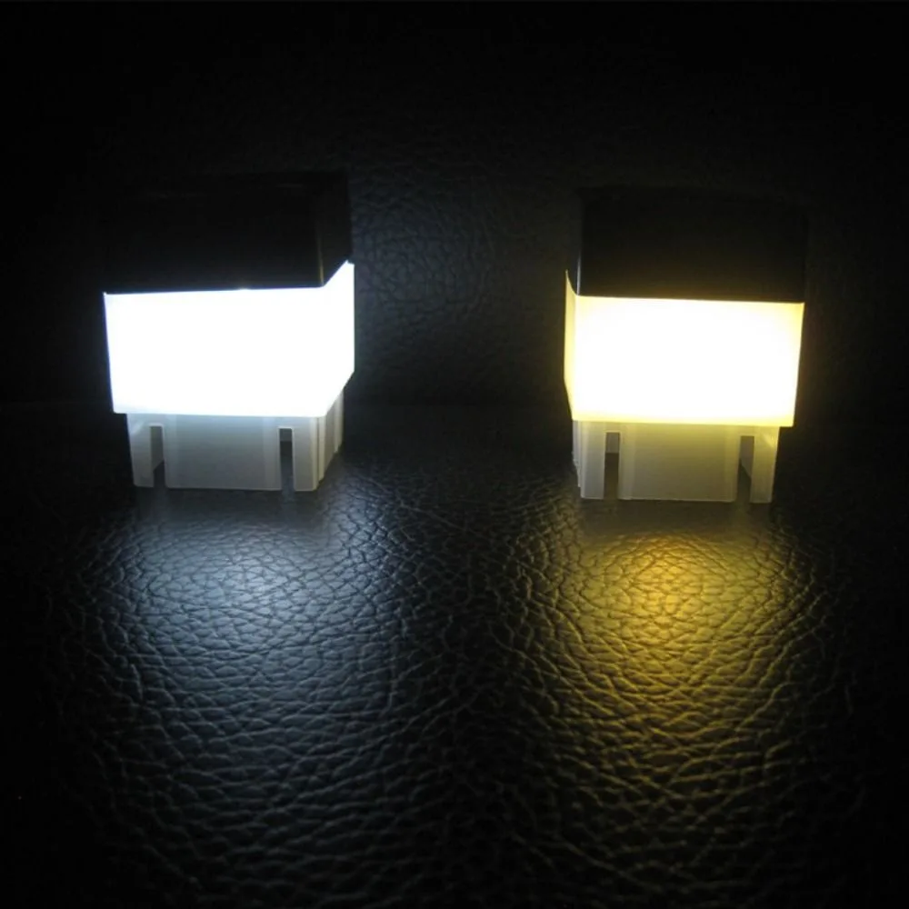 Quadratische Solar-Led-Lampe Für Den Außenbereich, Wasserdicht, Weißes/Warmes Licht, Led-Solarlicht, Zaunpfosten, Pool, Gartenlampe, Gartendekoration Quadratische Solar-Led-Lampe Für Den Außenbereich, Wasserdicht, Weißes/Warmes Licht, Led-Solarlicht, Zaunpfosten, Pool, Gartenlampe, Gartendekoration