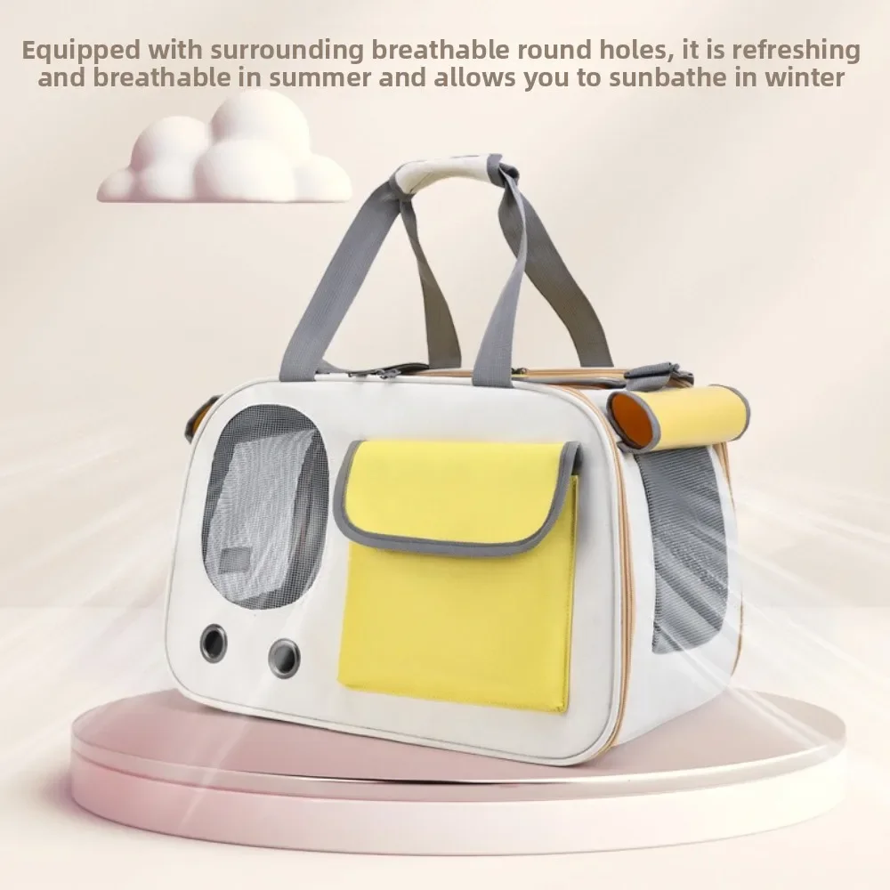 1Pcs Portable Pet Carrier Cat Bag For Cats And Dogs Ideal For Travel And Outdoor Activities Suitable For Cats And Small Dogs 1Pcs Portable Pet Carrier Cat Bag For Cats And Dogs Ideal For Travel And Outdoor Activities Suitable For Cats And Small Dogs - Image 4