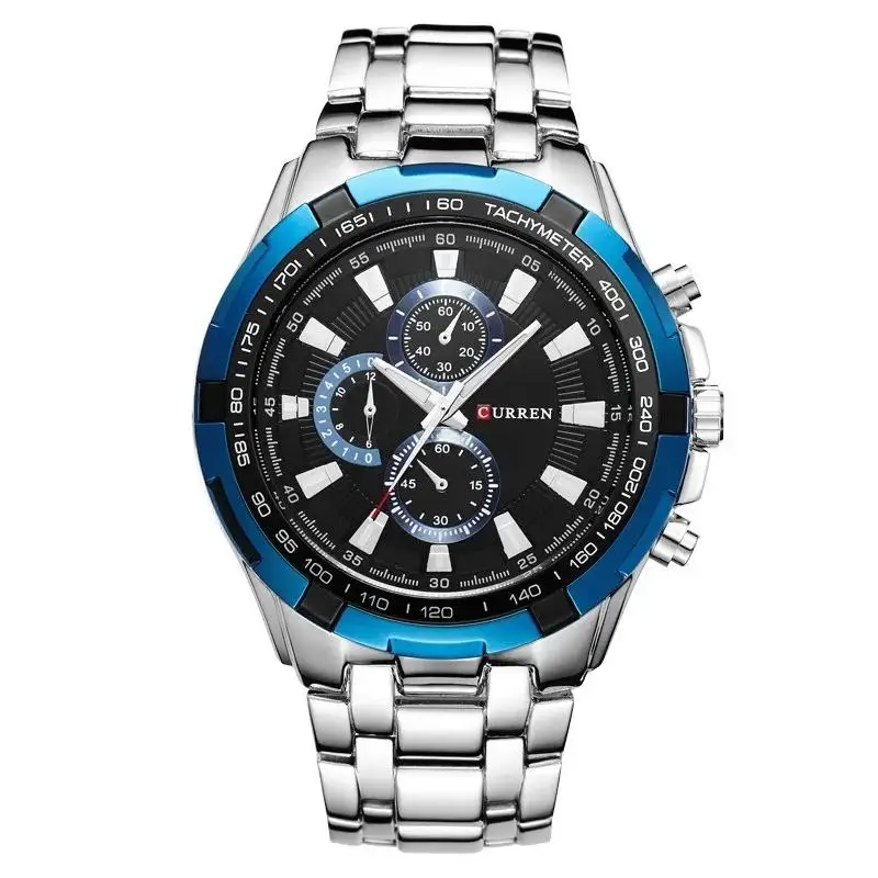 Curren 8023 Quarzuhr Männer Wasserdichte Sport Militär Uhren Herren Business Edelstahl Armbanduhr Männliche Uhr Reloj Hombre Curren 8023 Quarzuhr Männer Wasserdichte Sport Militär Uhren Herren Business Edelstahl Armbanduhr Männliche Uhr Reloj Hombre - Image 15