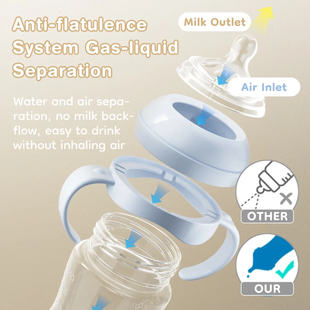 Baby Pp Bottle 150/240/330Ml Newborn Baby Bottle With Handle Milk Bottlefeeding Baby Bottles Newborn Feeding Supplies Bpa-Free Baby Pp Bottle 150/240/330Ml Newborn Baby Bottle With Handle Milk Bottlefeeding Baby Bottles Newborn Feeding Supplies Bpa-Free - Image 4