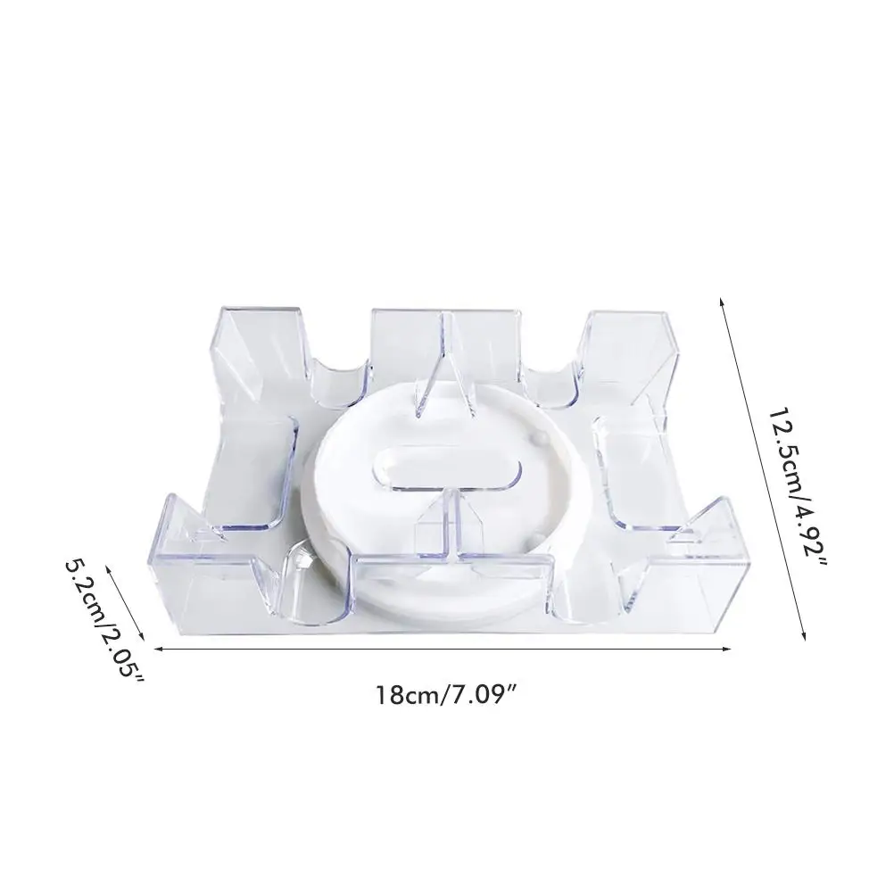 Rotierendes Kartenetui Mit 2 Decks/6 Decks, Praktischer Spielkartenhalter, Transparenter Kartenspiel-Organizer, Spielkartenhalter Rotierendes Kartenetui Mit 2 Decks/6 Decks, Praktischer Spielkartenhalter, Transparenter Kartenspiel-Organizer, Spielkartenhalter - Image 5