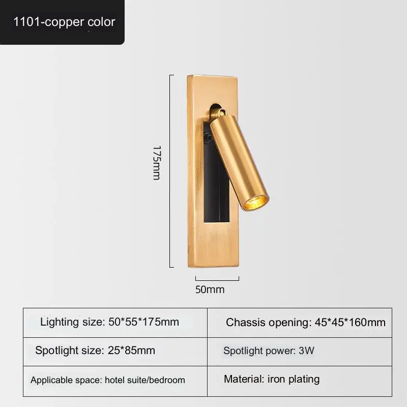 Innen Led-Wand Leuchte Nordische Scheinwerfer Für Schlafzimmer Neben Wohnzimmer Hotel Moderne Rotation Klappbare Kopfteil Lese Lampen Innen Led-Wand Leuchte Nordische Scheinwerfer Für Schlafzimmer Neben Wohnzimmer Hotel Moderne Rotation Klappbare Kopfteil Lese Lampen - Image 14