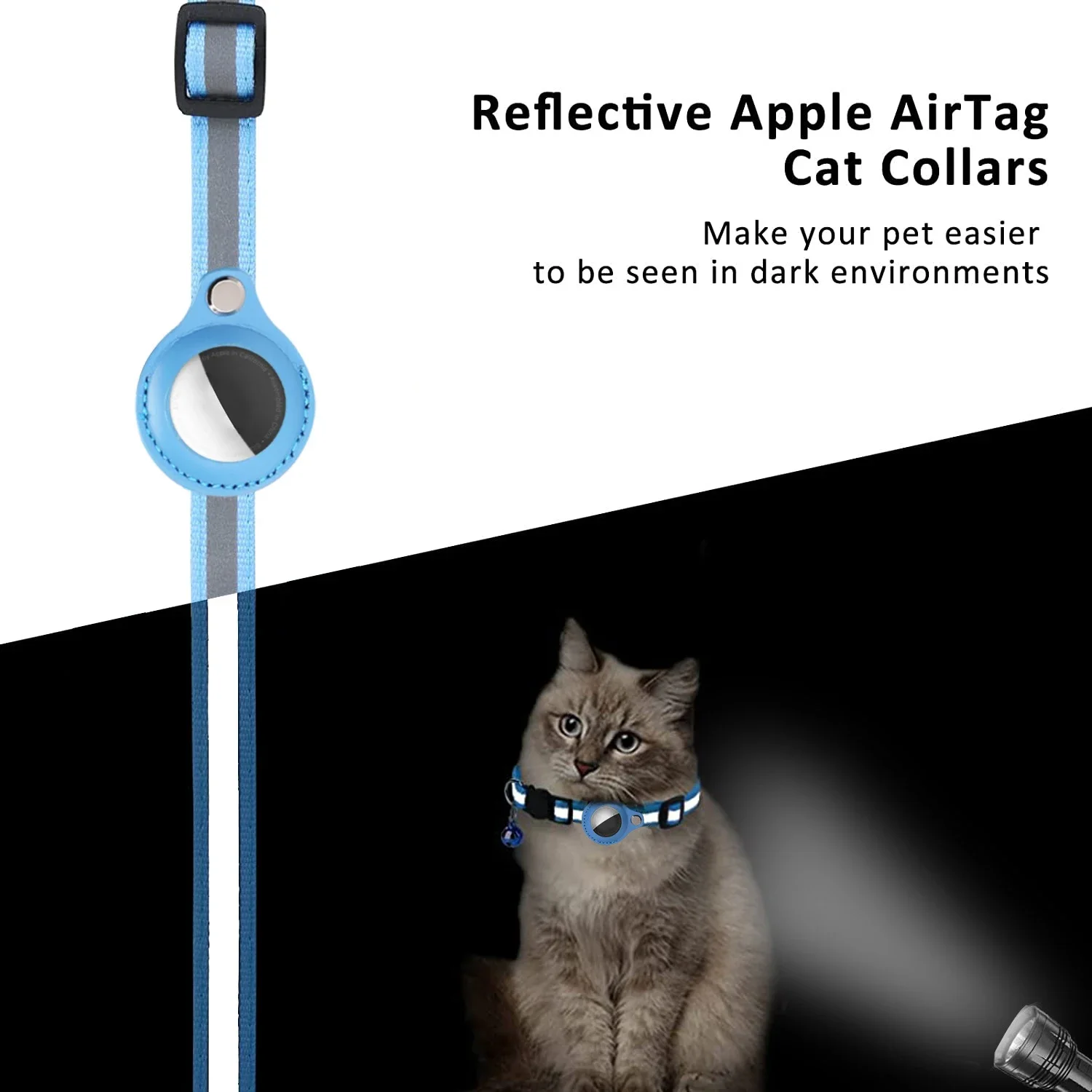 Katzen-Gps-Tracker-Halsband, Wasserdicht, Anti-Verlust-Haustier-Tracker, Bluetooth-Locator Für Haustiere, Leichtes Intelligentes Halsband Für Sichere Haustier-Tracking Katzen-Gps-Tracker-Halsband, Wasserdicht, Anti-Verlust-Haustier-Tracker, Bluetooth-Locator Für Haustiere, Leichtes Intelligentes Halsband Für Sichere Haustier-Tracking - Image 5