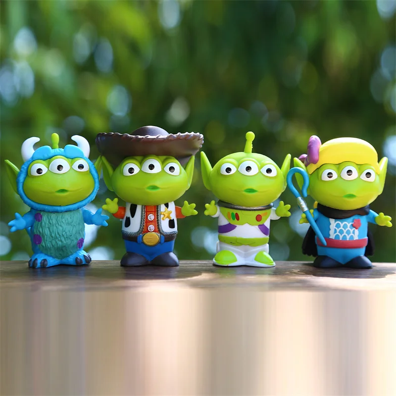 6 Stück/Set Disney Toy Story Buzz Lightyear Anime-Figur Niedliche Grüne Aliens Woody Actionfigur Mini-Modell Dekoration Spielzeug Puppe Geschenk 6 Stück/Set Disney Toy Story Buzz Lightyear Anime-Figur Niedliche Grüne Aliens Woody Actionfigur Mini-Modell Dekoration Spielzeug Puppe Geschenk - Image 5