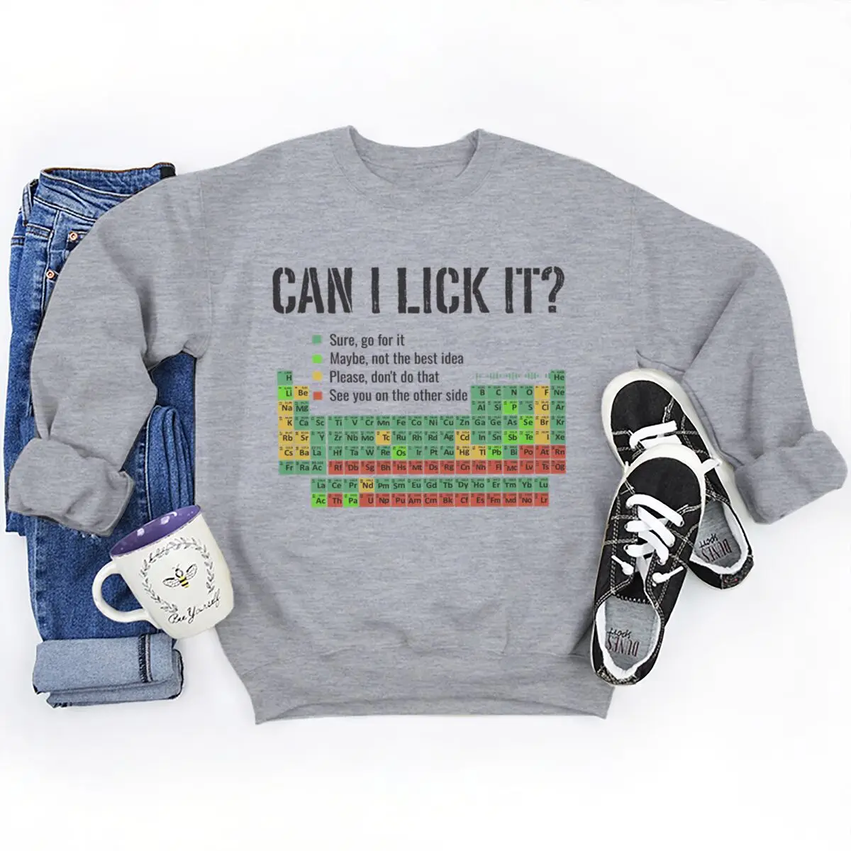 Can I Lick It Sweatshirts Periodensystem Druck Männer Frauen Mode Lässig Kapuzenshirt Lustige Chemie Kleidung Unisex Sweatshirt Can I Lick It Sweatshirts Periodensystem Druck Männer Frauen Mode Lässig Kapuzenshirt Lustige Chemie Kleidung Unisex Sweatshirt - Image 4