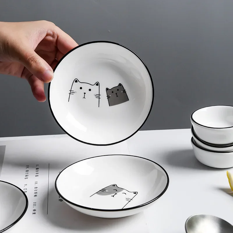 1Pcs Cute Cat Ceramic Seasoning Dish Creative Kitchen Small Sauce Bowl Household Dipping Plate Creative Vinegar Soy Snack Dishes 1Pcs Cute Cat Ceramic Seasoning Dish Creative Kitchen Small Sauce Bowl Household Dipping Plate Creative Vinegar Soy Snack Dishes - Image 21