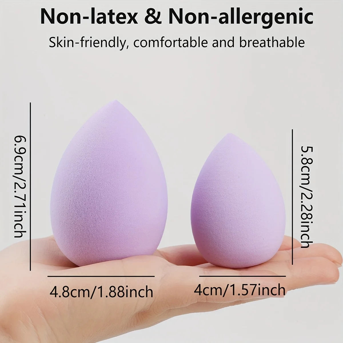 8 Pcs Beauty Egg Makeup Sponge Blenders Beauty Sponges Foundation Applicator 8 Pcs Beauty Egg Makeup Sponge Blenders Beauty Sponges Foundation Applicator - Image 3