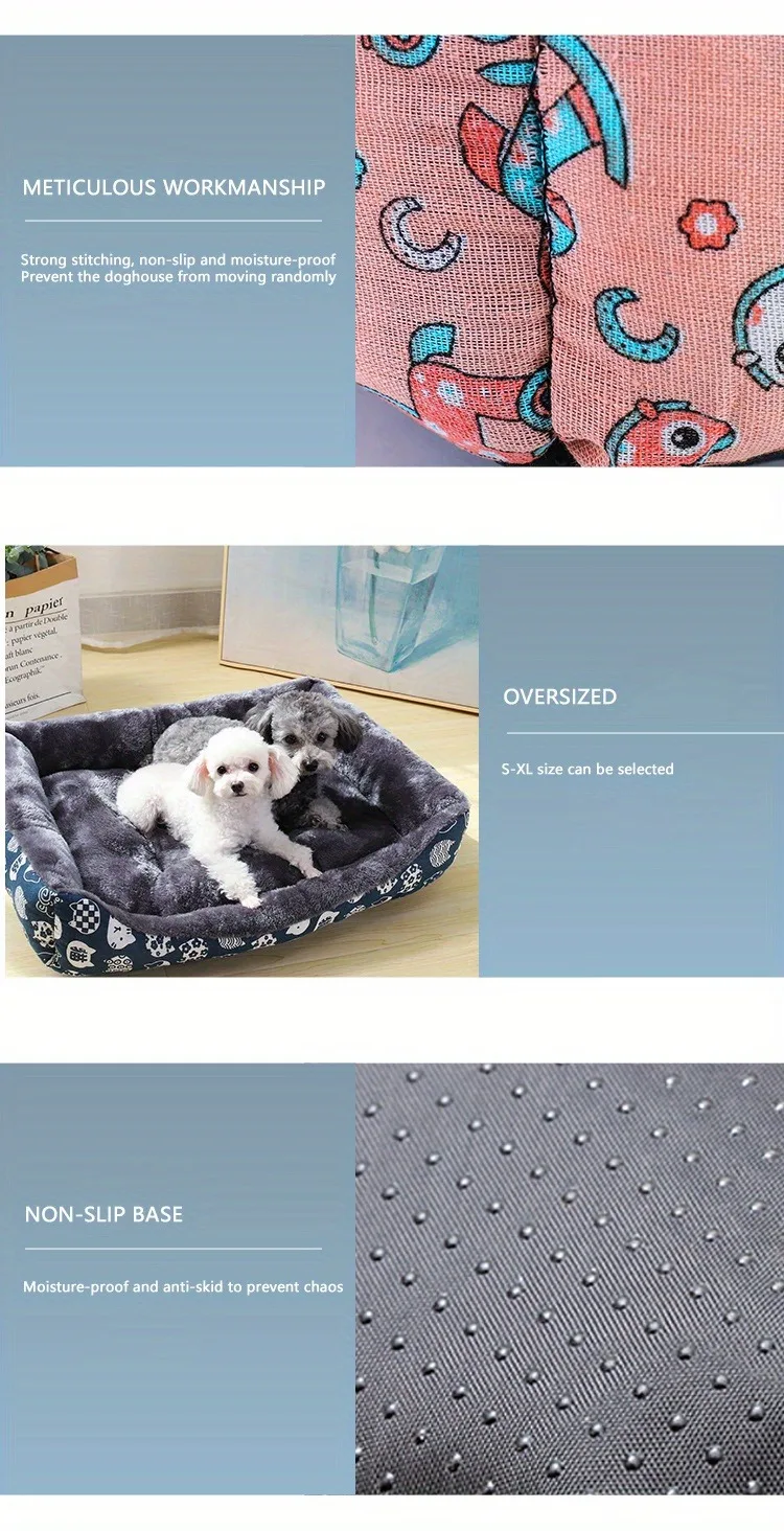 Pet Dog Bed, Sofa Cushion, Seasonal Pet Supplies, Soft And Comfortable Supplies, Large, Medium, And Small Household Cat Beds Pet Dog Bed, Sofa Cushion, Seasonal Pet Supplies, Soft And Comfortable Supplies, Large, Medium, And Small Household Cat Beds - Image 17